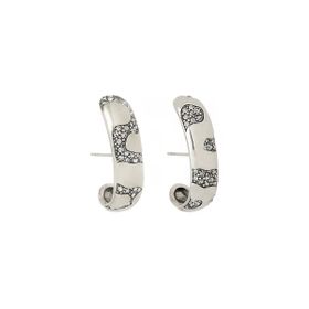 Imagem do produto Brinco Midi Animal Print Prata Boho by Hector Albertazzi