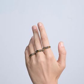 Imagem do produto Anel Kit Animal Print Ouro Vintage by Hector Albertazzi
