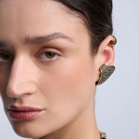Imagem do produto Brinco Piercing Animal Print Ouro Vintage by Hector Albertazzi