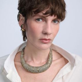 Imagem do produto Colar Conceito Strass Animal Ouro Vintage by Hector Albertazzi
