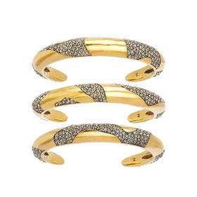 Imagem do produto Pulseira Kit Bangle Animal Print Ouro Vintage by Hector Albertazzi