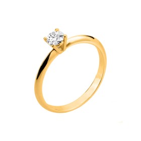 Imagem do produto Anel Solitario Moissanite 10Pts em Ouro 10K