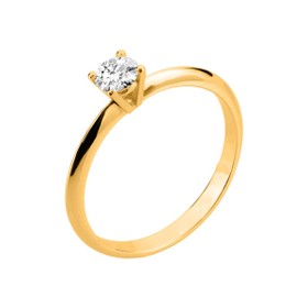 Imagem do produto Anel Solitario Moissanite 20Pts em Ouro 10K