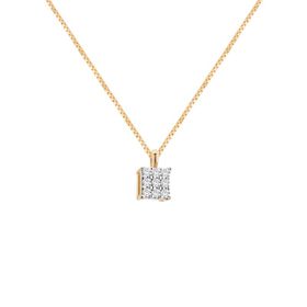 Imagem do produto Colar Pavê Quadrado Moissanite 0,5Pts em Ouro 10K