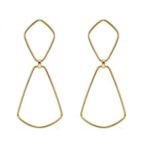 Imagem do produto Brinco Aros Finos Geométrico 1mm em Ouro 18K