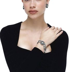 Imagem do produto Pulseira Pérolas Camélia Prata Boho by Hector Albertazzi