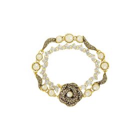 Imagem do produto Pulseira Pérolas Amélia Ouro Vintage by Hector Albertazzi