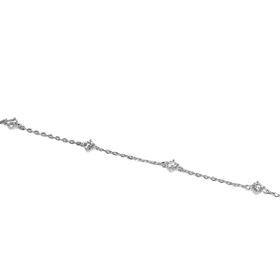 Imagem do produto Pulseira Moissanite 3MM Pontos de Luz em Prata 925
