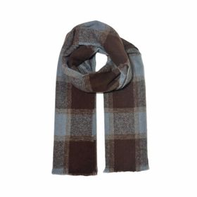 Imagem do produto XALE 100% POLIESTER XADREZ BROWNBLUE 180X70 CM