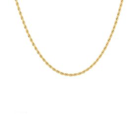 Imagem do produto Colar Elo Cordão Baiano 2MM Liso 50CM Folheado a Ouro 18K