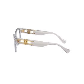 Imagem do produto Óculos Grau Versace Quadrado Cinza Claro em Acetato