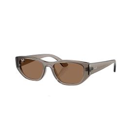 Imagem do produto Óculos Solar Ray-Ban Irregular Polido Caramelo Translúcido Injetado