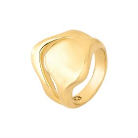 Imagem do produto Anel Statement Velvet Orgânico Folheado a Ouro 18K