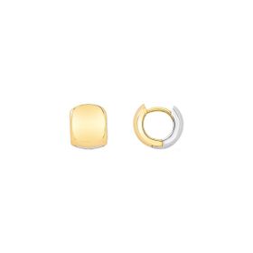 Imagem do produto Brinco Argola de Click Quadrado Lisa com MIX Folheado a Ouro 18K
