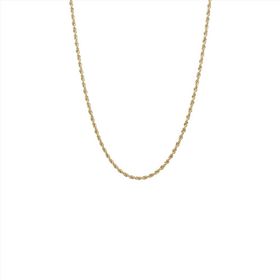 Imagem do produto Colar 45CM Cordão Baiano Elos Torcidos Folheado a Ouro 18K