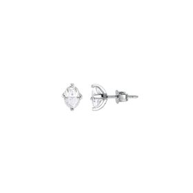 Imagem do produto Brinco Moissanite 2.0CT Navete 4 Garras em Prata 925