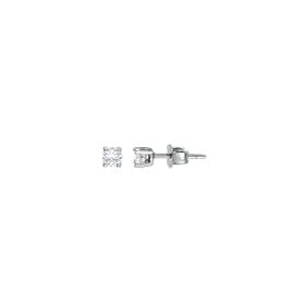 Imagem do produto Brinco Moissanite Solitário 3MM Ponto de Luz em Prata 925