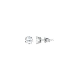 Imagem do produto Brinco Moissanite Solitário 7MM Ponto de Luz em Prata 925