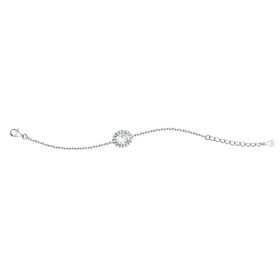 Imagem do produto Pulseira Moissanite 1.5CT Oval com Cravação na Volta em Prata 925