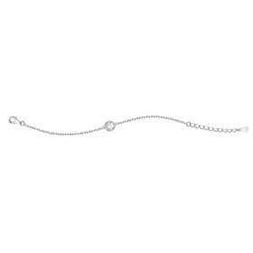 Imagem do produto Pulseira Moissanite 5MM Ponto de Luz Solitário em Prata 925