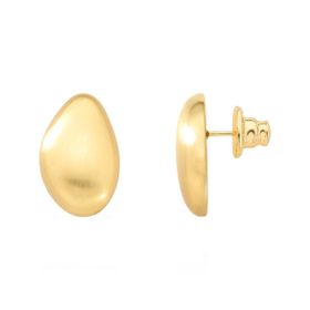 Imagem do produto Brinco Sutd Fosco Velvet Longo Folheado a Ouro 18K