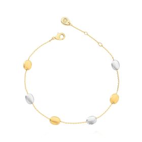 Imagem do produto Pulseira Mix Maleável Fosca Rice Folheado a Ouro 18K