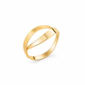 Imagem do produto Anel Aro Vazado Liso e Fosco em Ouro 18K