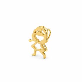 Imagem do produto Pingente Menina Vazado Fosco em Ouro 18K