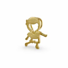 Imagem do produto Pingente Menino Vazado Fosco em Ouro 18K