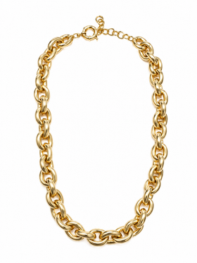 Imagem do produto Colar Elos Entrelaçados Folheado a Ouro 18K