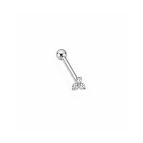 Imagem do produto Piercing Cluster de Moissanites em Prata 925