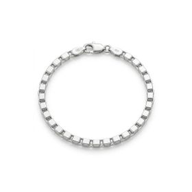 Imagem do produto Pulseira 21CM Malha Veneziana Grumet em Prata 925