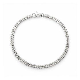 Imagem do produto Pulseira Malha Grumet elo Duplo em Prata 925
