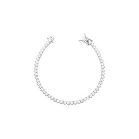 Imagem do produto Pulseira Moissanite Riviera Pontos de Luz 3MM em Prata 925