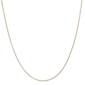 Imagem do produto Colar Liso Malha de Elo Português em Prata 925 Folheado a Ouro 18K