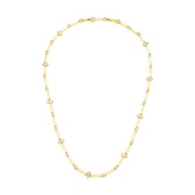 Imagem do produto Colar com Zircônias Dots Pontos de Luz Folheado a Ouro 18K