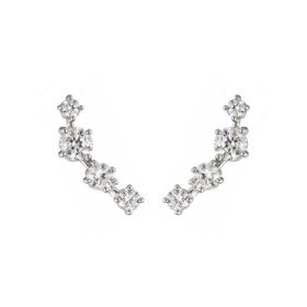 Imagem do produto Brinco Moissanite Earcuff em Degradê 5mm em Prata 925