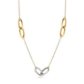 Imagem do produto Colar Corrente com Elos Alongados MIX Folheado a Ouro 18K