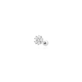 Imagem do produto Piercing Moissanite 1mm Flor de Pontos de Luz pequenos em Prata 925