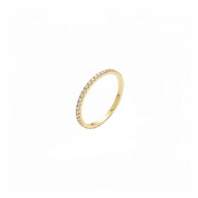 Imagem do produto Anel Aparador Aro Cravejado Folheado a Ouro 18K