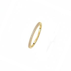 Imagem do produto Anel Aparador Cravejado de Zircônias Folheado a Ouro 18K