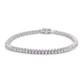 Imagem do produto Pulseira Riviera de Zircônias Pontos de Luz em Prata 925