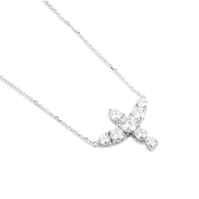 Imagem do produto Colar Sparkle Moissanite Pontos de Luz 6MM Formando Espirito Santo em Prata 925
