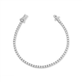 Imagem do produto Pulseira Riviera 2MM 4 Garras em Prata 925