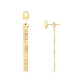 Imagem do produto Brinco Longo com Franjas Delicate Strands Folheado a Ouro 18K