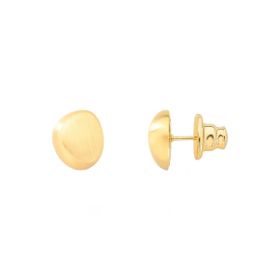 Imagem do produto Brinco Stud Shape Fosco Folheado a Ouro 18K