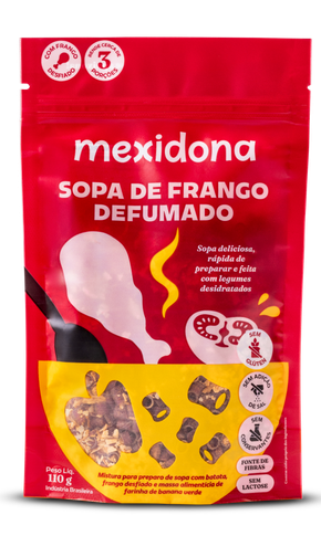Sopa  frango defumado