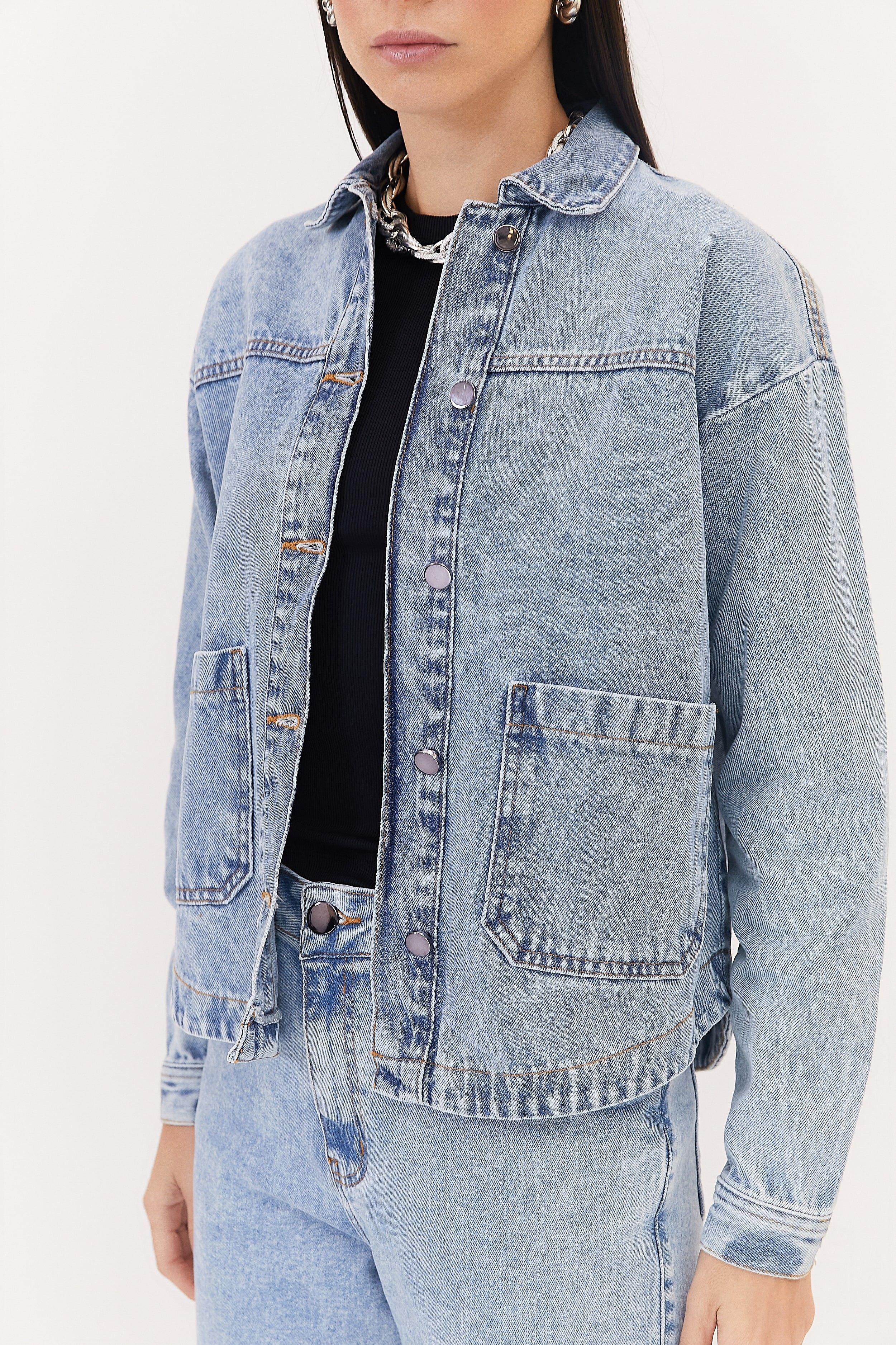 KTOKA / Frame Denim 11747391 ポーカーズ Jaqueta Jeans - Talita Kume