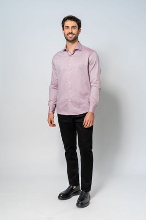 Camisa Social Masculina M432 Bordo