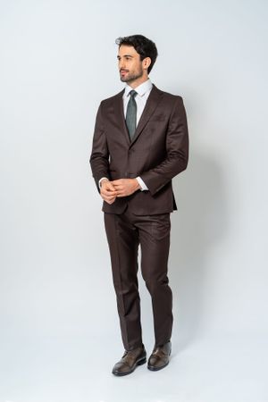 Traje Masculino At13-3739 Café